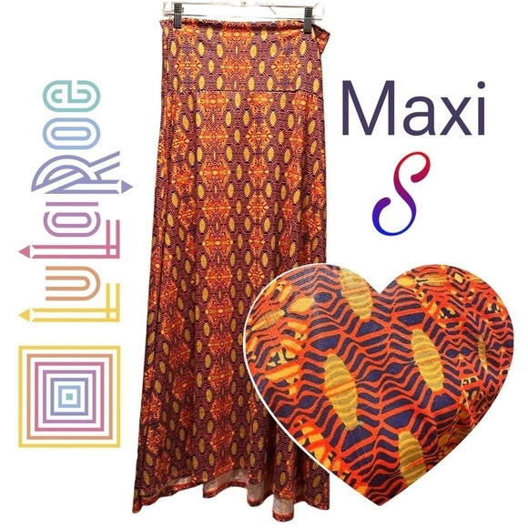 LulaRoe Maxi Long Skirt / Strapless Dress Extra Fancy w Added Glow/Texture 6-8 - Picture 1 of 16